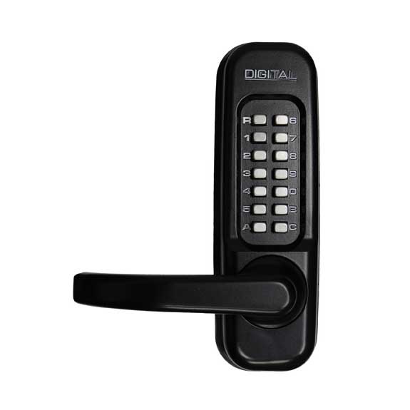 115-P Heavy Duty Lever in Jet Black