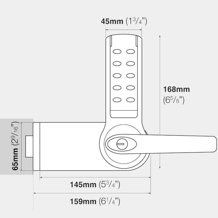 Codelocks CL4000GD