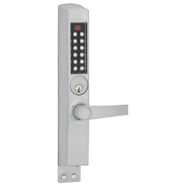 Photo of Kaba E-Plex E3065 in satin chrome.