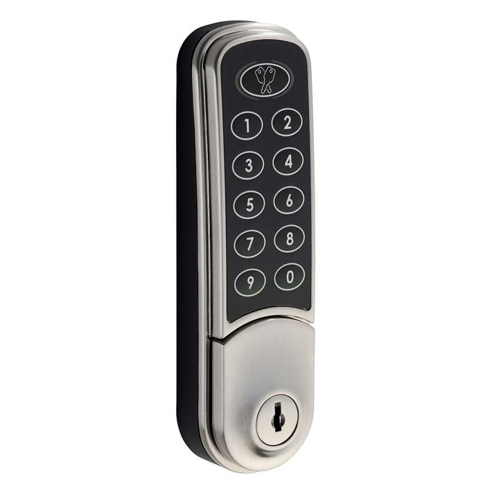 Lowe & Fletcher 3960 in Brushed Nickel Angled Closed