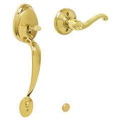 Brass handleset