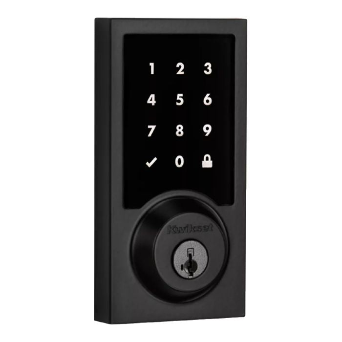 Black keypad lock