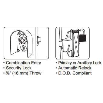 Simplex 927 / 929 Pushbutton Lock