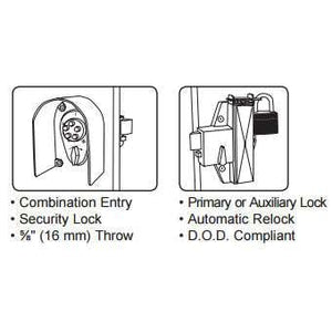 Simplex 927 / 929 Pushbutton Lock