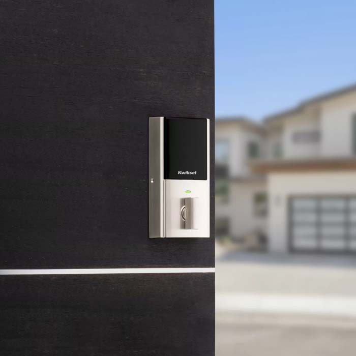 Kwikset Halo Touch in Satin Nickel on Interior