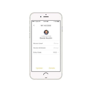 August App Access Screen