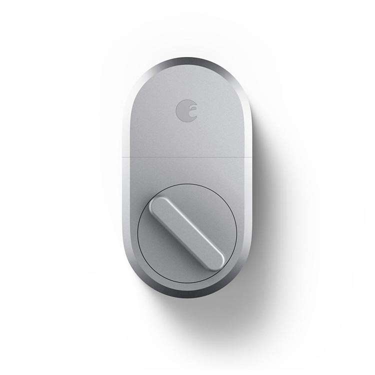 August Smart Lock in Silver