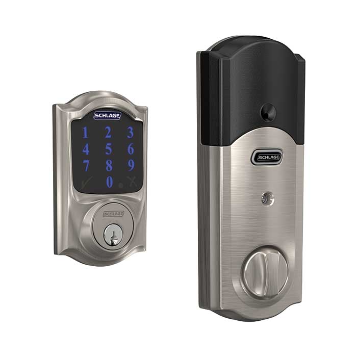 Schlage Connect BE469 in Satin Nickel