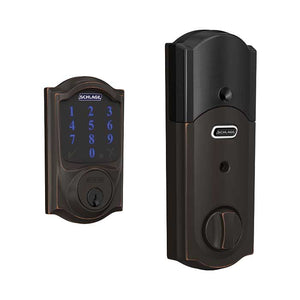 Schlage Connect BE469 in Aged Bronze