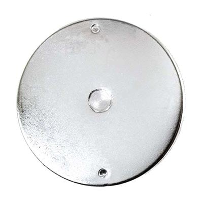 Chrome door plate