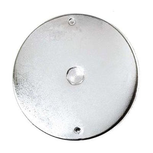 Chrome door plate