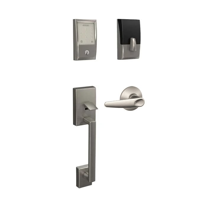 Lock and handleset