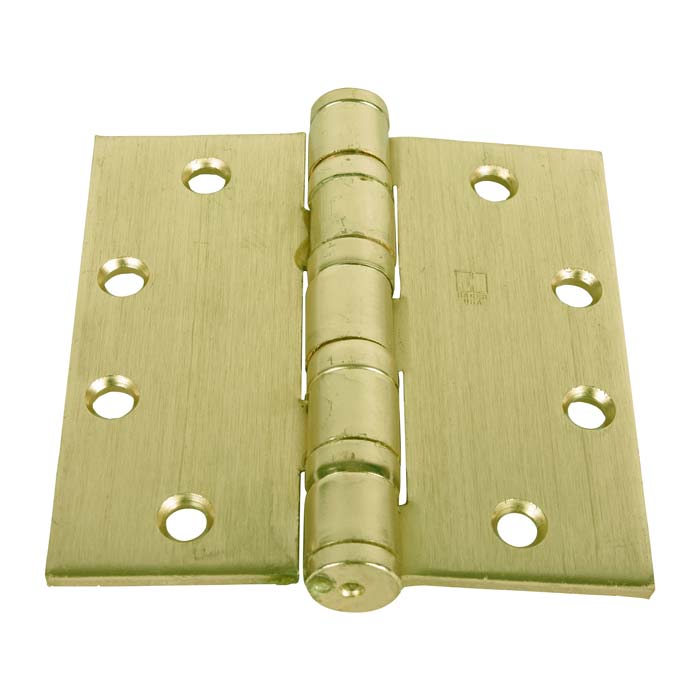 Hager BB1168 4.5x4.5 in Satin Brass