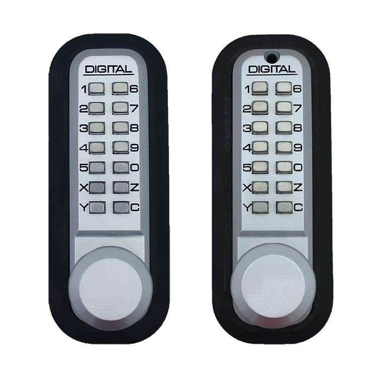 Lockey 2830DC Satin Chrome Interior and Exterior