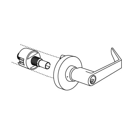 M195 Exit Device Trim