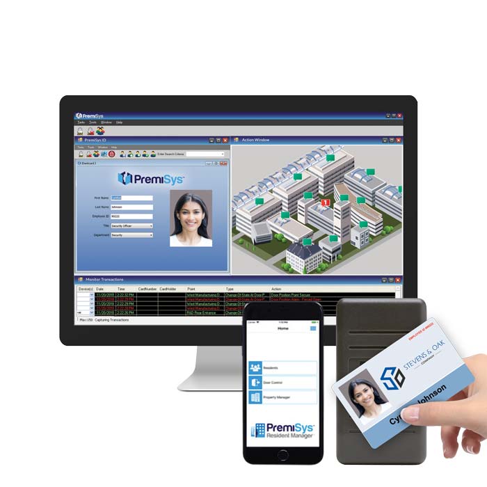 Access control software and RFID card
