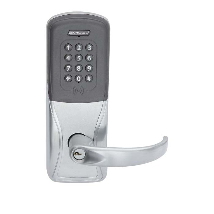 Schlage AD-201 in Satin Chrome (Sparta Handle Shown)