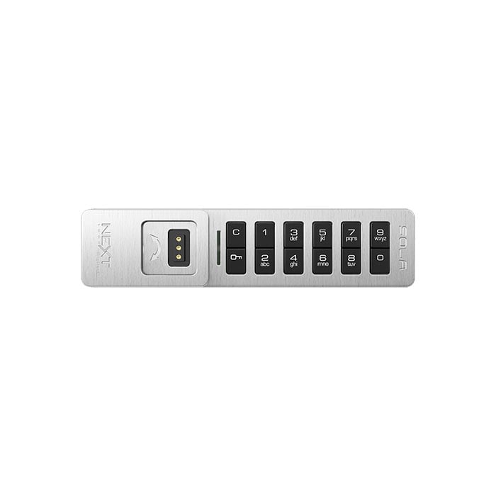 Sola3 horizontal in Brushed Nickel left hand