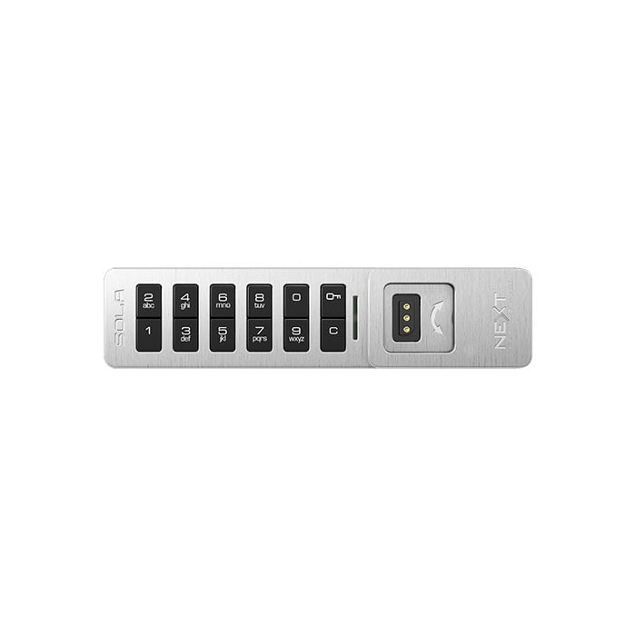 Sola3 horizontal in Brushed Nickel right hand