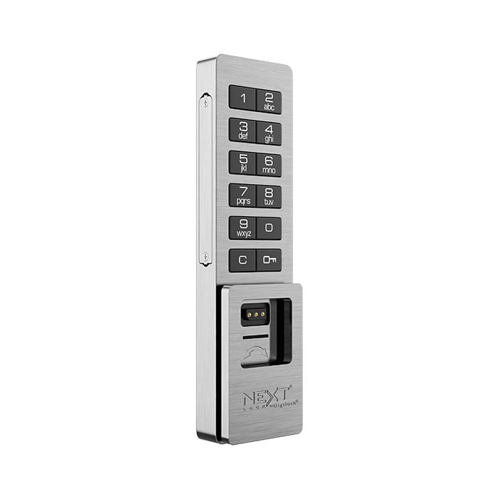 Sola3 vertical in Brushed Nickel angled