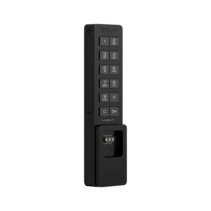 Sola3 vertical in Black angled