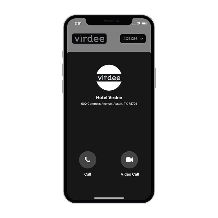 Virdee mobile app hotel services
