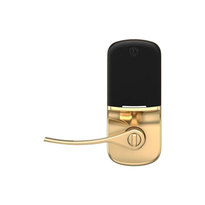 Yale YRL216 in Polished Brass Interior