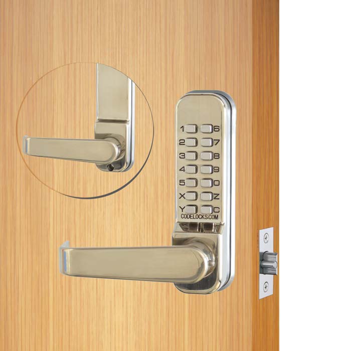 Codelocks CL410/415 in Stainless Steel on Exterior
