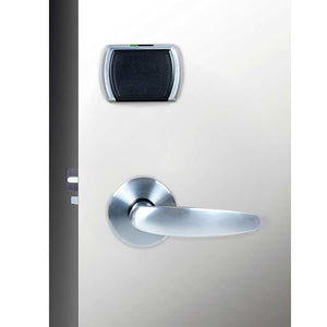 Saflok QuantumIV on exterior with Gala lever